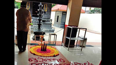 Low-key celebrations, high spirits at temples