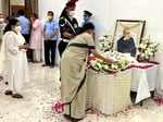 Pranab Mukherjee Funeral Pictures