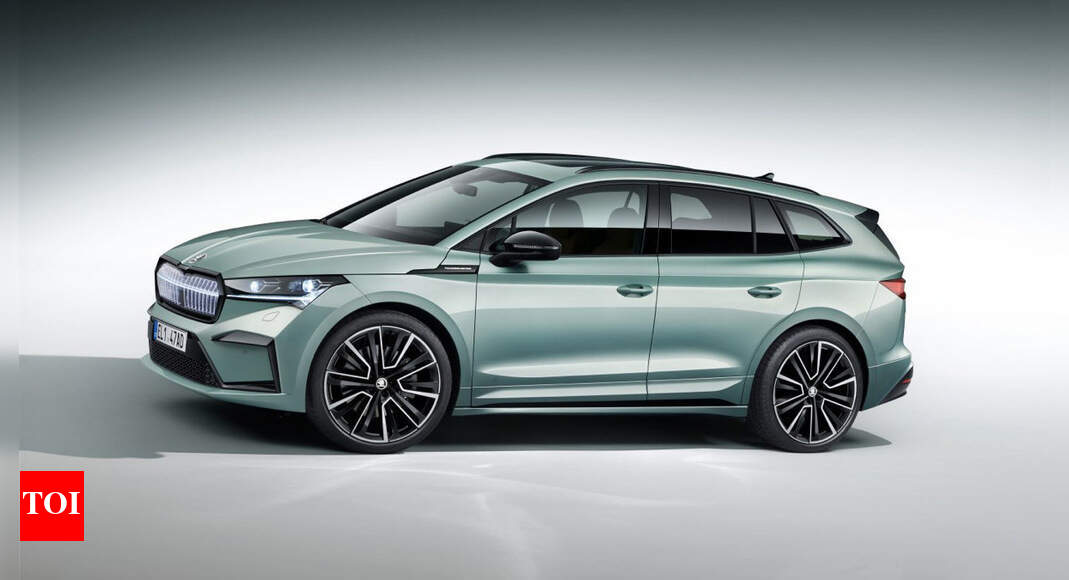 Skoda Enyaq Iv Skoda Premieres Enyaq Iv Electric Suv Offers 510 Km Range Times Of India