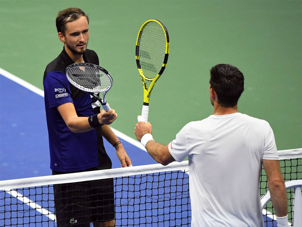 US Open Daniil Medvedev into second round with straight sets win over Federico Delbonis Tennis News