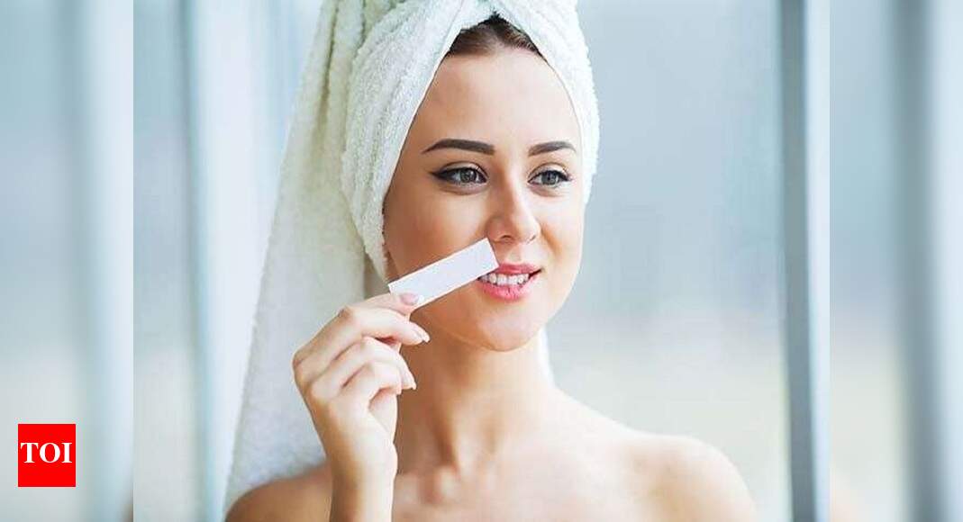 Facial wax strips Get rid of unwanted facial hair in minutes Times
