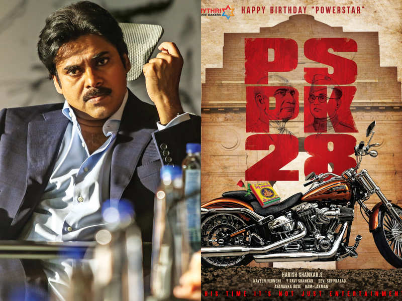 PSPK 28: Pawan Kalyan's 28th film concept poster out on his birthday | Telugu Movie News - Times of India