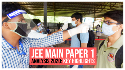 JEE Main Paper 1 Analysis 2020: Key highlights