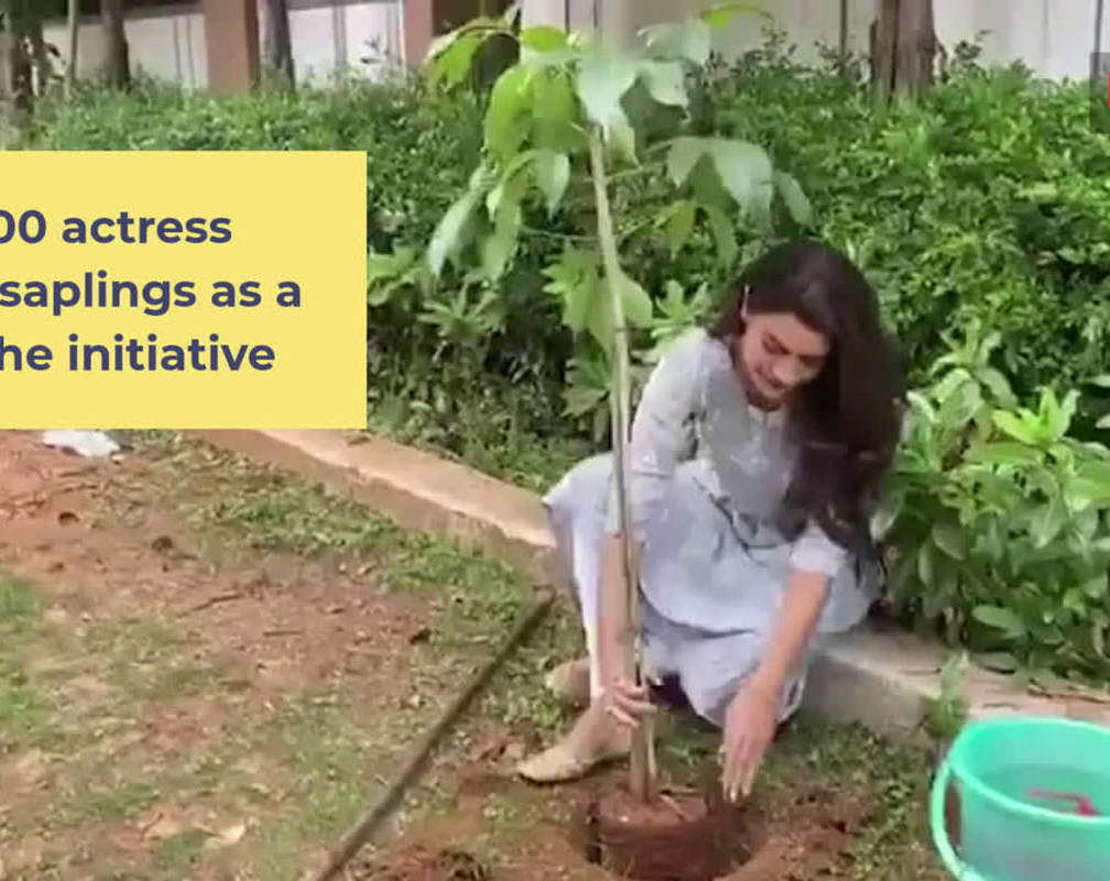 
Actress Payal Rajput takes up the Green India Challenge
