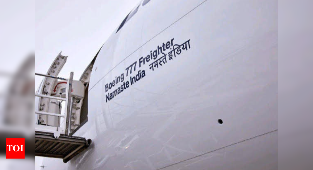 Lufthansa Cargo Brand New Boeing 777 Named Namaste India Times Of India Qnewshub