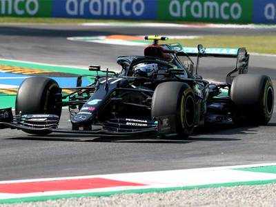 Bottas tops Monza practice, Verstappen crashes