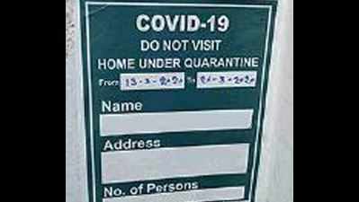 No more posters at entrance of Covid home isolation patients in Punjab
