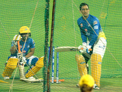 CSK finally hit the nets after clearing additional round of COVID-19 testing
