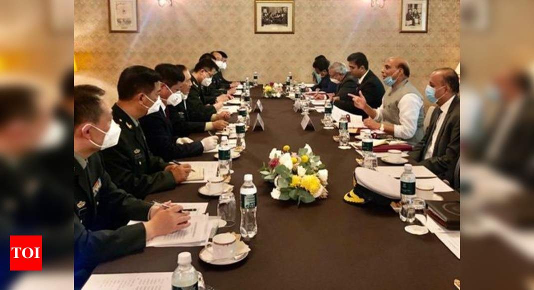 Rajnath holds talks with Chinese defence minister amid LAC row