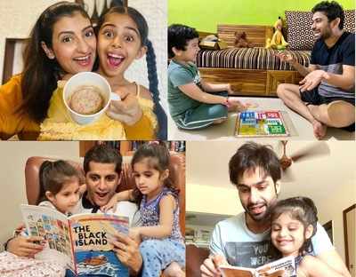Telly actors double up as teachers for their kids amid the pandemic