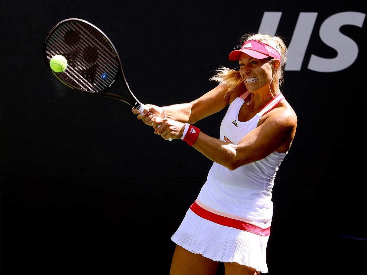 Angelique Kerber Us Open Angelique Kerber Through To Last 16 With Straight Sets Win Over Ann Li Tennis News Times Of India