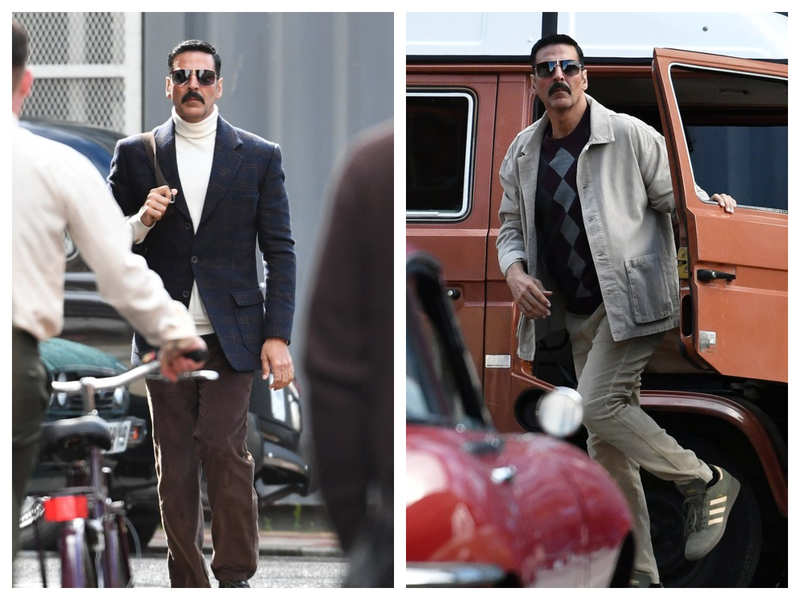 Bell Bottom Akshay Kumar S Retro Look From The Movie Leaks On The Internet From Scotland Sets Hindi Movie News Times Of India