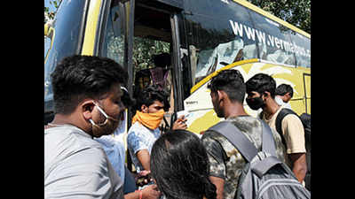 Madhya Pradesh: On Day 1, 450 people board intercity buses