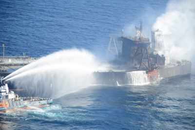 Fire on supertanker off Sri Lanka extinguished, says SL navy spokesman