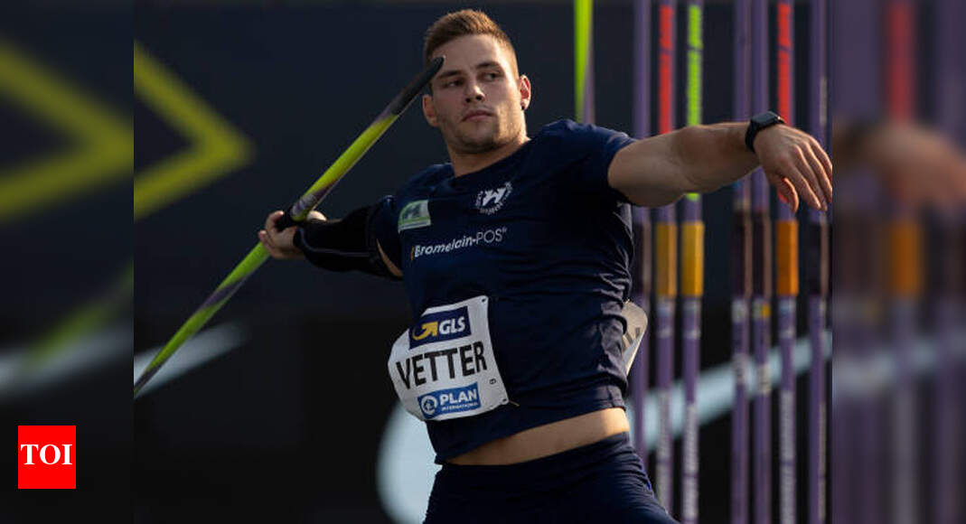 Exworld champion Vetter lands second best ever Javelin throw More