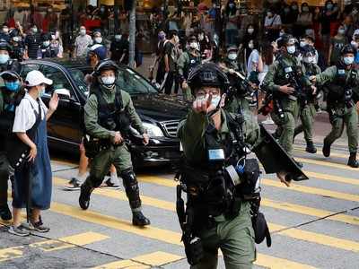 Hong Kong police arrest 289 at protests over poll delay