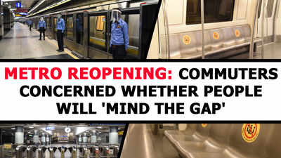 Metro reopening: Commuters concerned whether people will 'mind the gap'