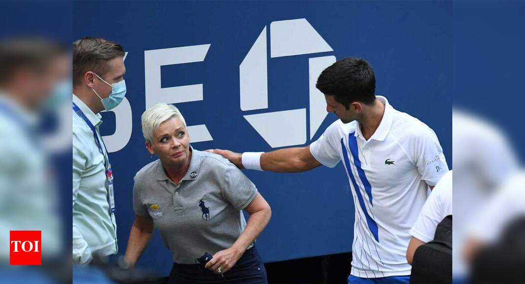 Novak Djokvic US Open referee said there was 'no other option' but to