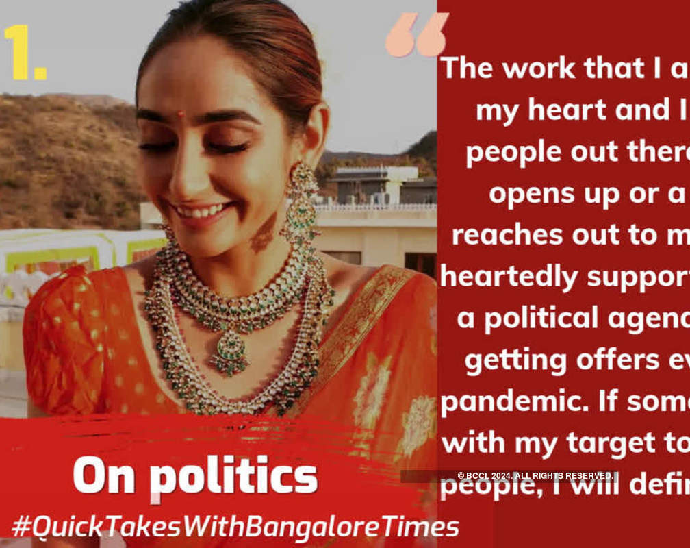 
Tracing Ragini Dwivedi's career and aspiration through her quotes
