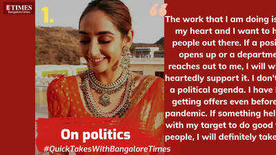 Tracing Ragini Dwivedi's career and aspiration through her quotes