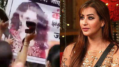 Shilpa Shinde slams women protesters throwing slippers on Kangana Ranaut's poster, says 'Aurat hi aurat ki dushman'