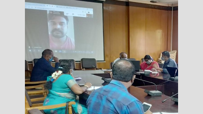 Ariyalur district collector conducts grievance meet online