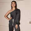 Alia bhatt black and white cheap dress