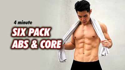 4-minute abs and core blaster by fitness trainer Jordan Yeoh