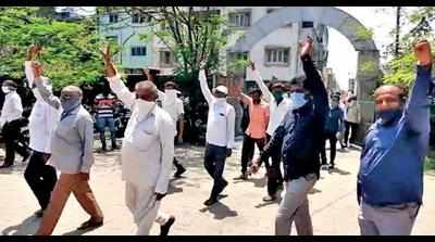 Gir Somnath farmers protest laying of 27-km BG line