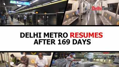 Delhi Metro resumes services after 169 days