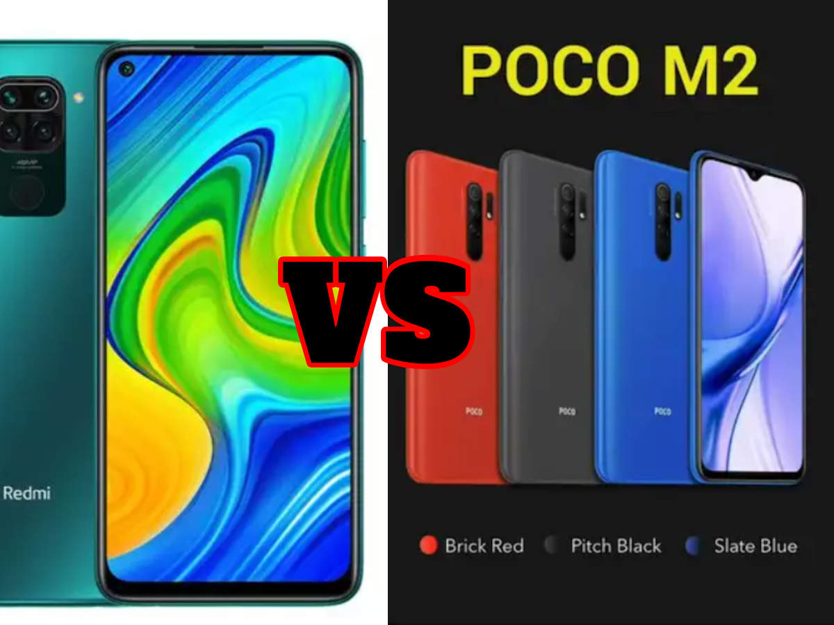 Poco M2 Vs Redmi Note 9 Poco M2 Vs Xiaomi Redmi Note 9 How The Two Phones With 5000 Mah Battery Compare Times Of India