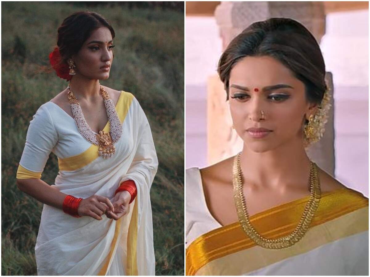 chennai express saree style