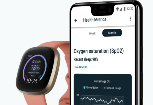 smartwatch with oxygen sensor