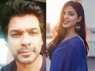 Nikhil Dwivedi says, "When all this is over we would like to work with you, Rhea Chakraborty"