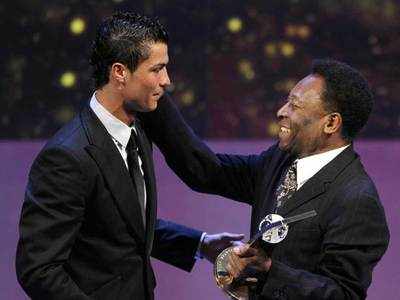 Pele congratulates Cristiano Ronaldo on reaching 'new heights' of 100 international goals