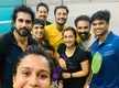 
When Mollywood celebs met up for a game of badminton

