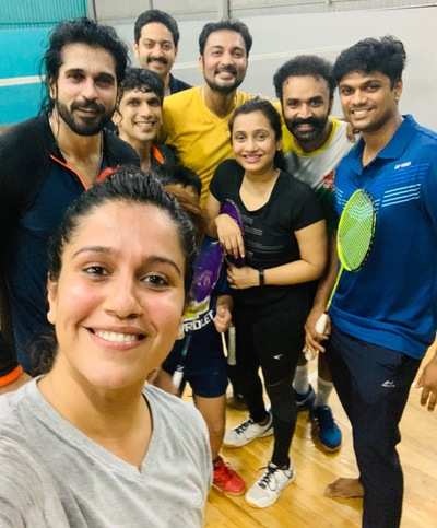 When Mollywood celebs met up for a game of badminton