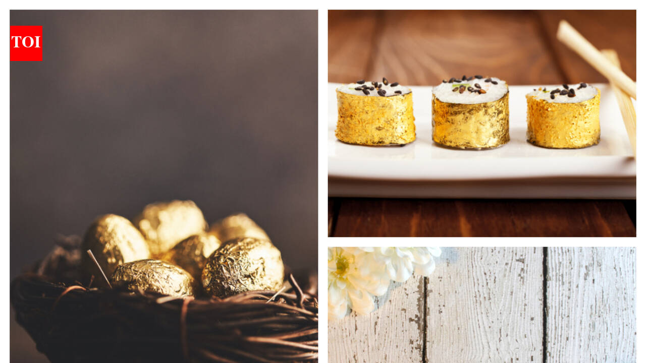 Edible gold: Not just beauty, it has health benefits too!