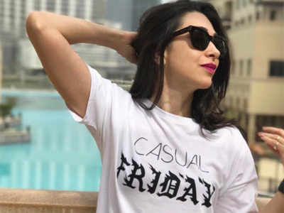 Karisma Kapoor's lockdown fashion is all about statement tees!