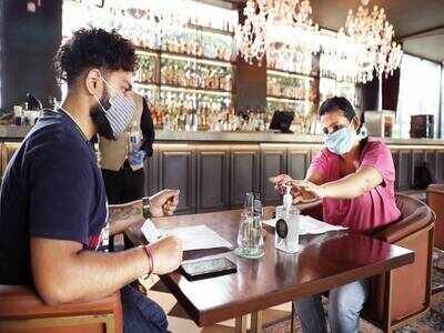 Eating out in the new normal Avoid crossed tables scan QR codes