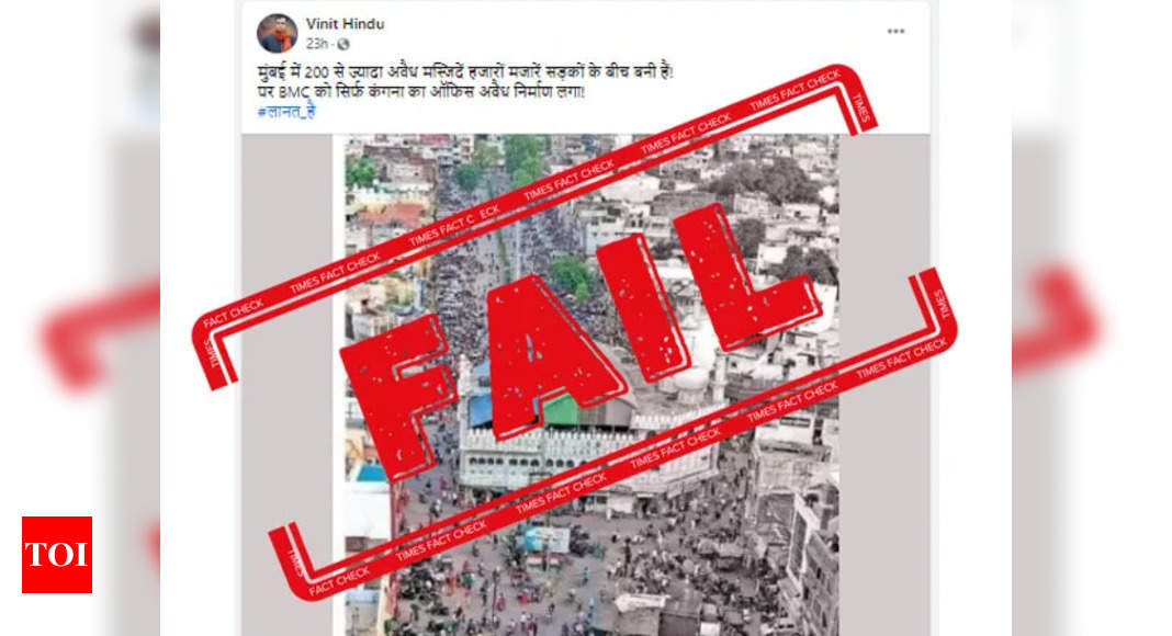 Fact check: This mosque is from MP, not Mumbai