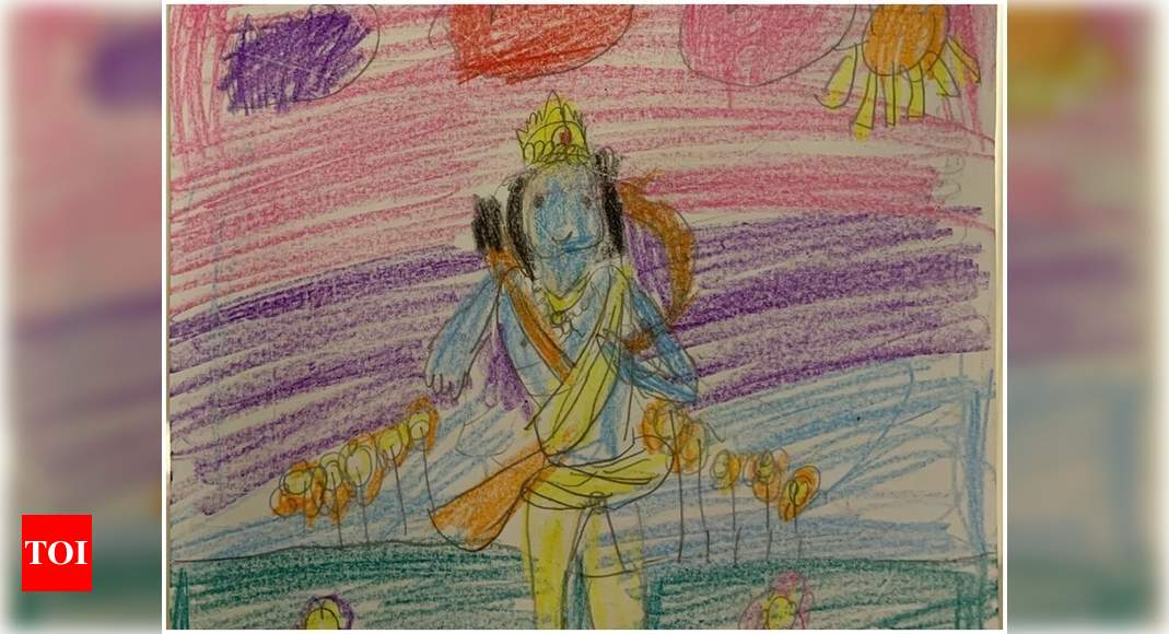 Beautiful Drawing For Krishna Janmashtami // Happy Janmashtami Drawing |  Poster drawing, Beautiful drawings, Happy janmashtami