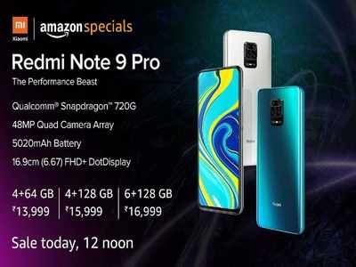 Redmi Note 9 Pro sale goes live on Amazon; Price, specifications here