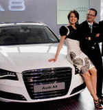 Yana Gupta at launch of Audi A8