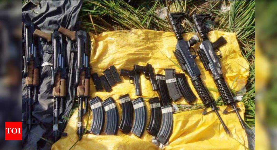 Punjab:Cache of arms recovered near Pak border