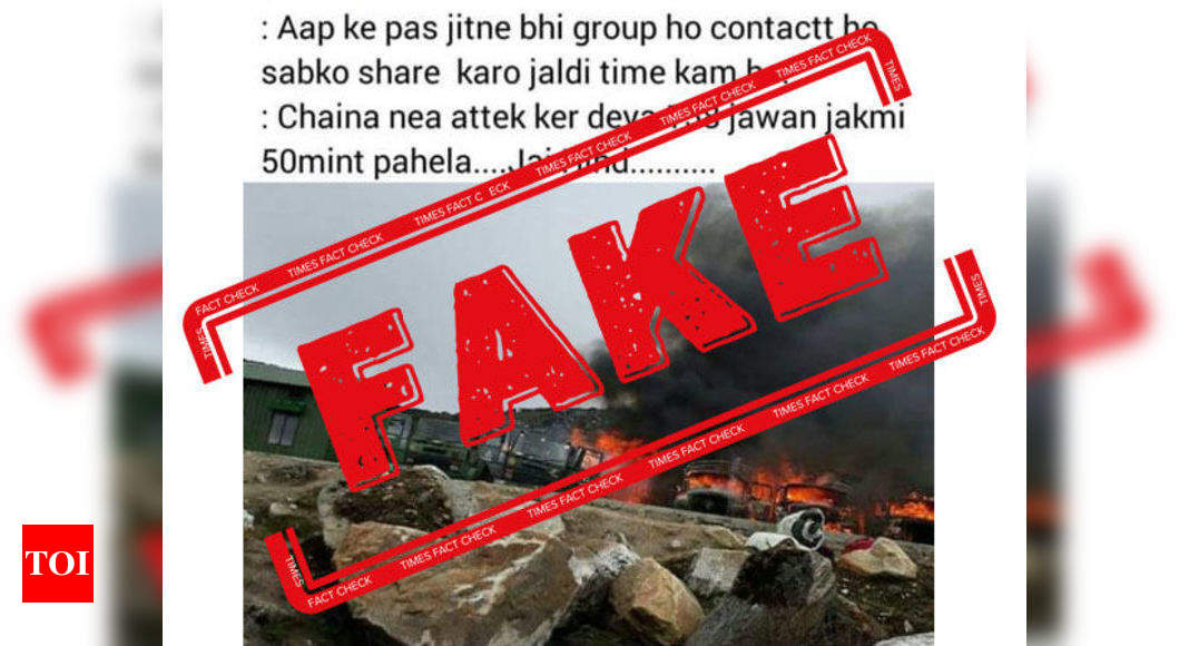 Fake: Old photos claim ‘China has attacked India'