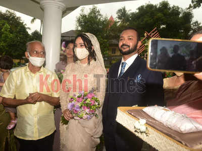 Here are a few glimpses into actress Miya's wedding