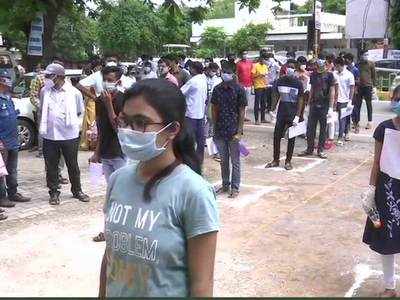 Masks, sanitiser and staggered entry: NEET begins amid strict precautions in view of Covid-19