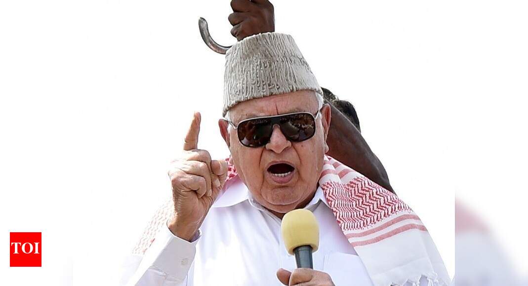 Farooq Abdullah arrives for Monsoon Session, his first Delhi visit since J&K special status withdrawn - Times of India