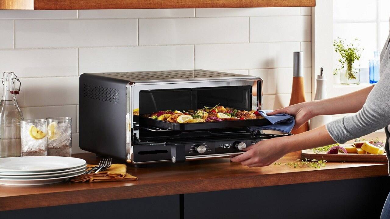 Countertop Convection Toaster Oven - for Bake Broil and Toast